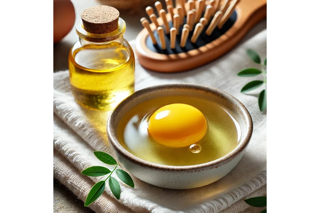 Jaje i ulje ricinusa za kosu
